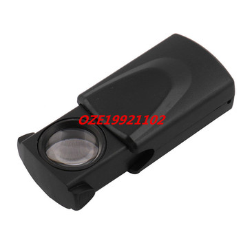 1PCS Diamond Jewelry Reading Plastic Electric Magnifying LED Light Magnifier Glass